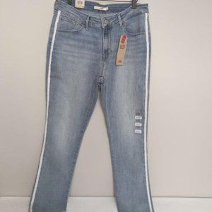 Levis Woman's Mid Rise Skinny Fit Blue Jean's Size 14 medium 32x30
